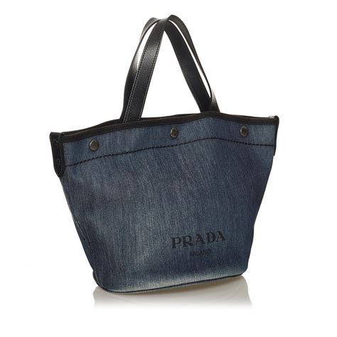 prada bag shopper|prada denim tote bag.